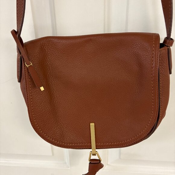 Vera Bradley Carson Saddlebag, Brown Leather NWT - Picture 6 of 8